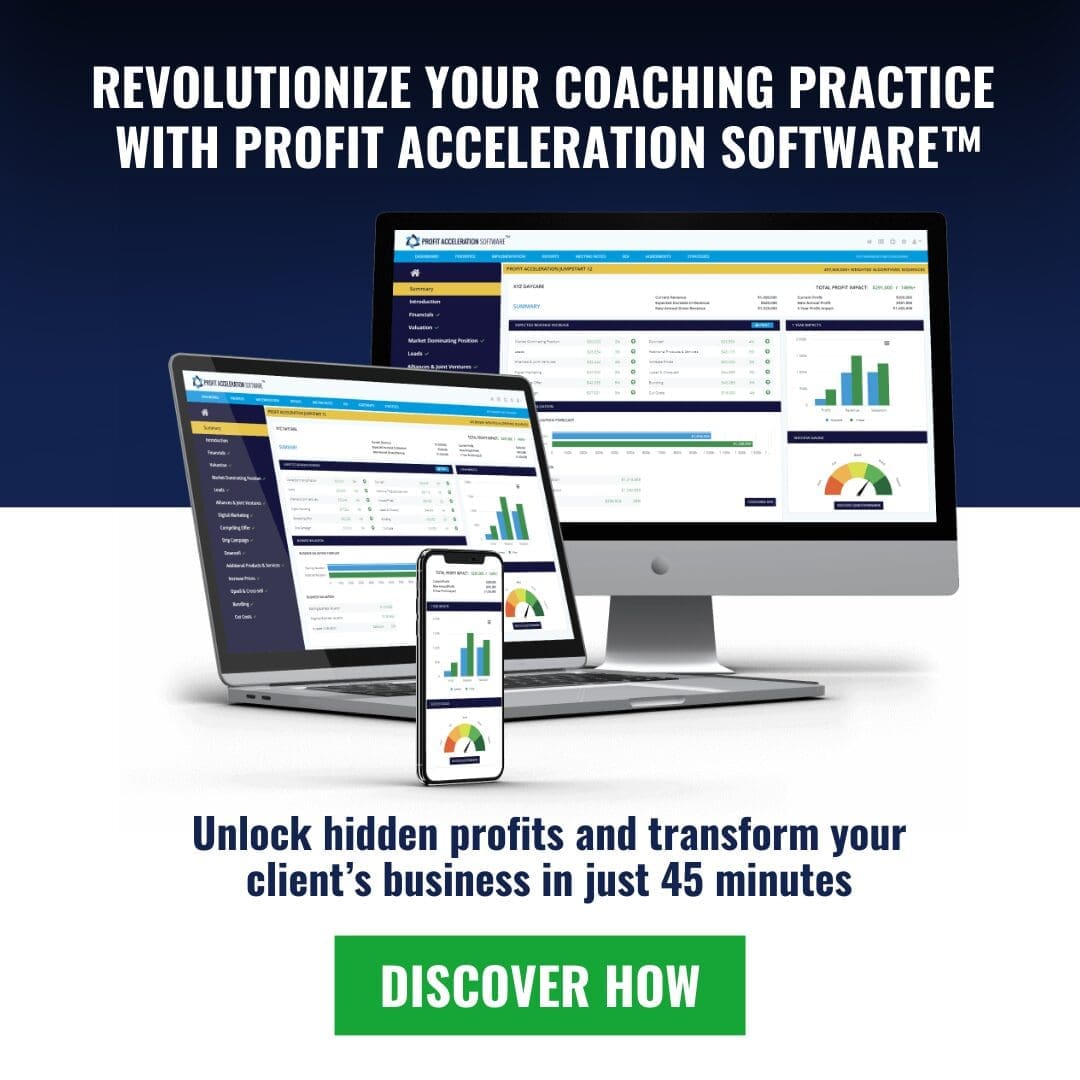 Take a Tour of Profit Acceleration Software